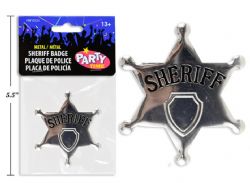 INSIGNE DE SHERIFF SPÉCIALE EN MÉTAL (0724)